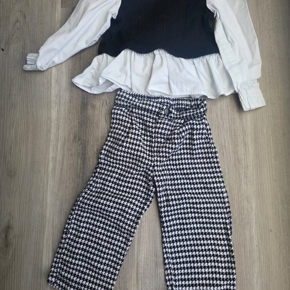 Stylish Black and White Women's Pants